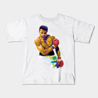 Muhammad Ali Popar Uncurve Kids T-Shirt